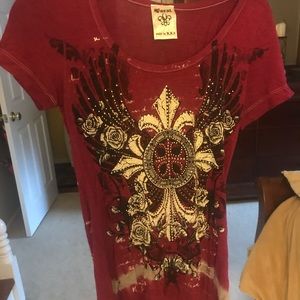 Tunic length T-shirt